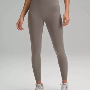 Lululemon Nulux 5-Pocket High-Rise Run Tight 25” - Carbon Dust